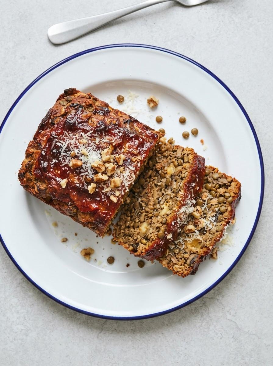 Vegetarisch gehaktbrood