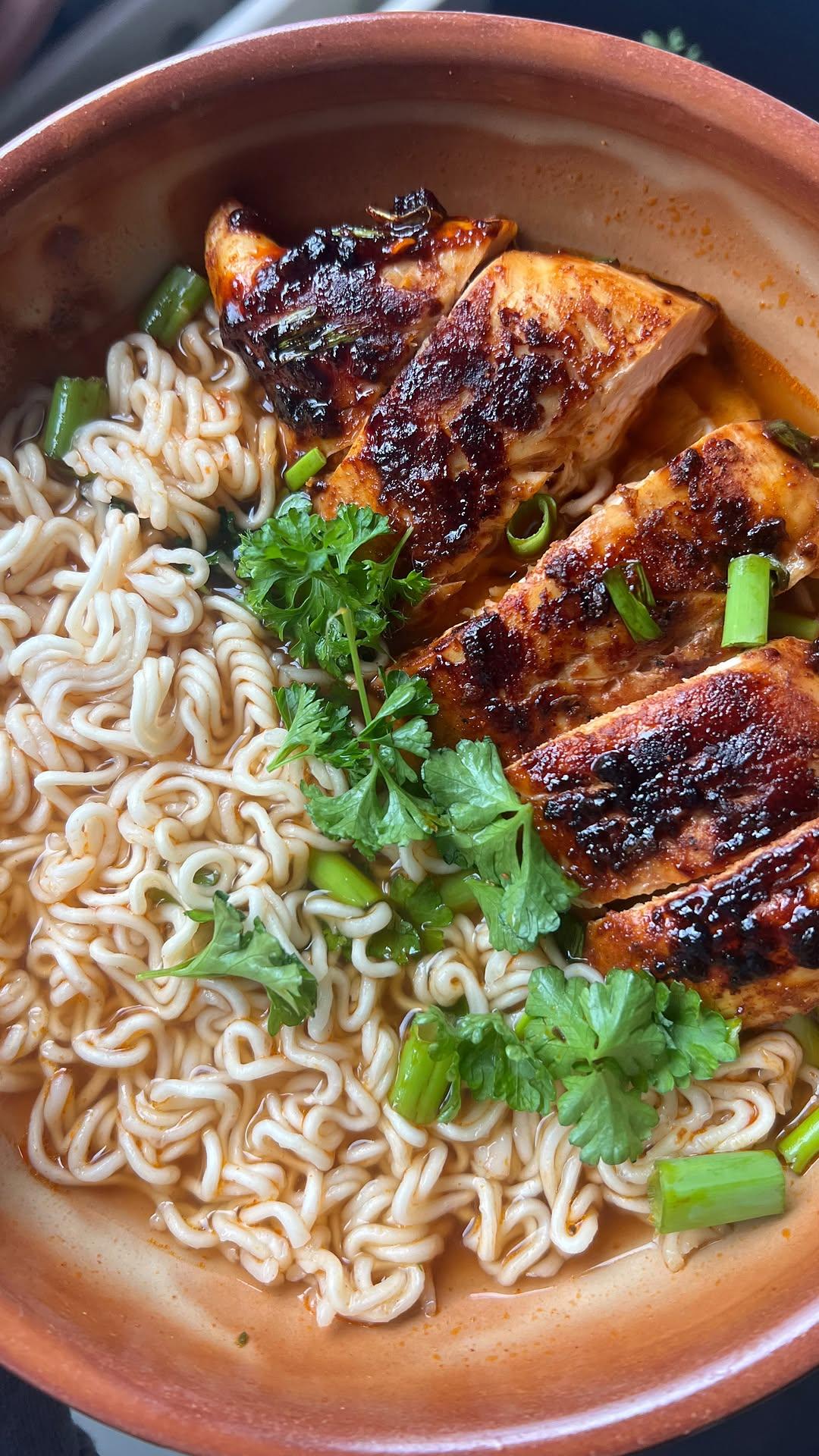 Spicy Chicken Noodle Bowl