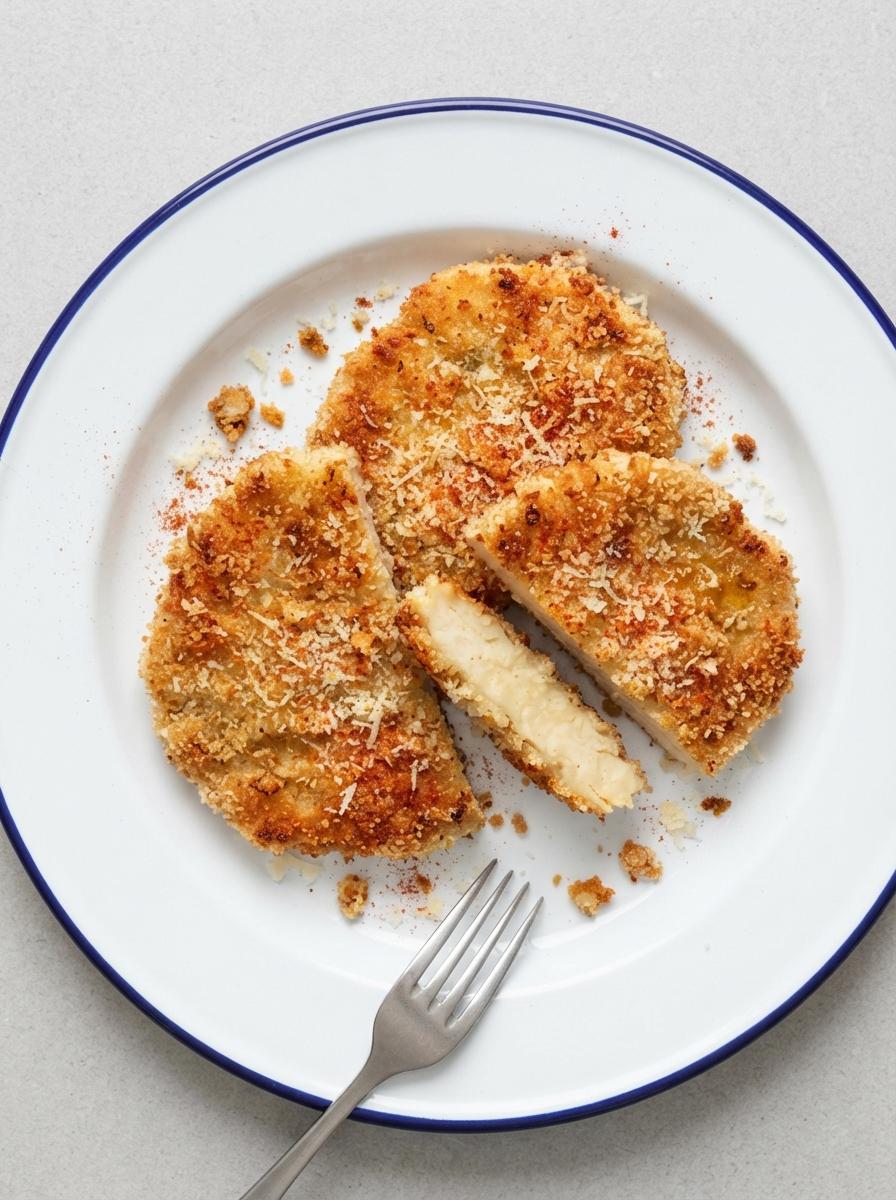 Vegetarische knolselderijschnitzel