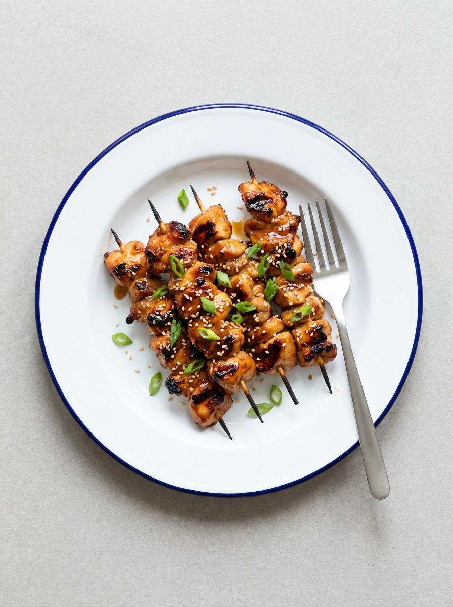 Kip teriyaki spiesjes