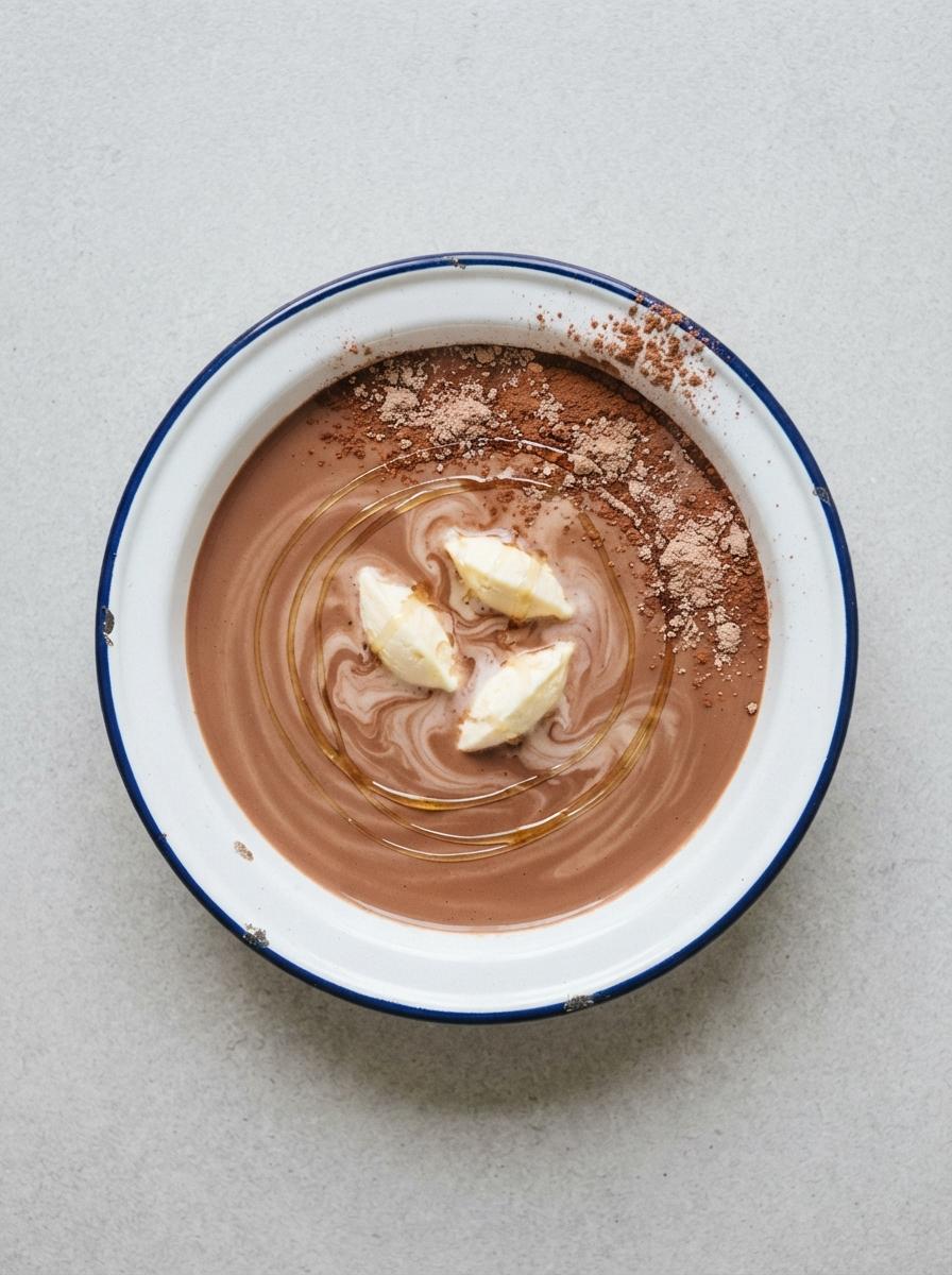 Eiwitrijke warme chocolademelk
