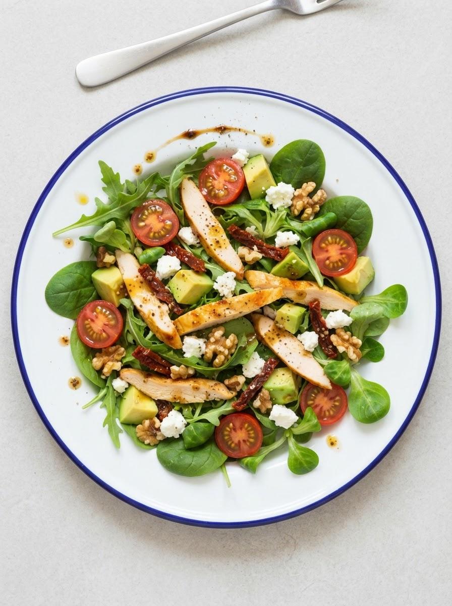 Koolhydraatarme maaltijdsalade