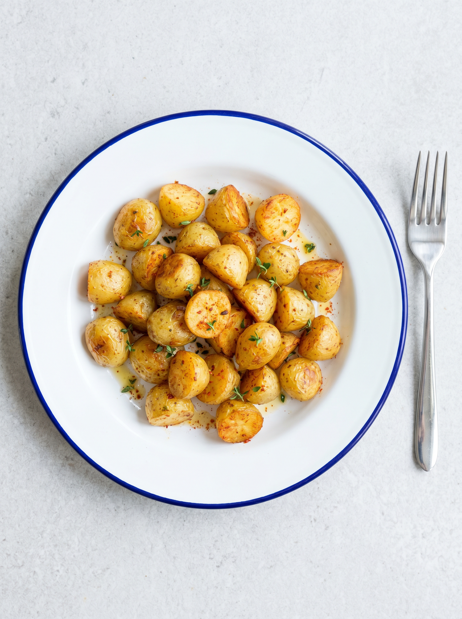 Krokante krieltjes met knoflook uit de airfryer
