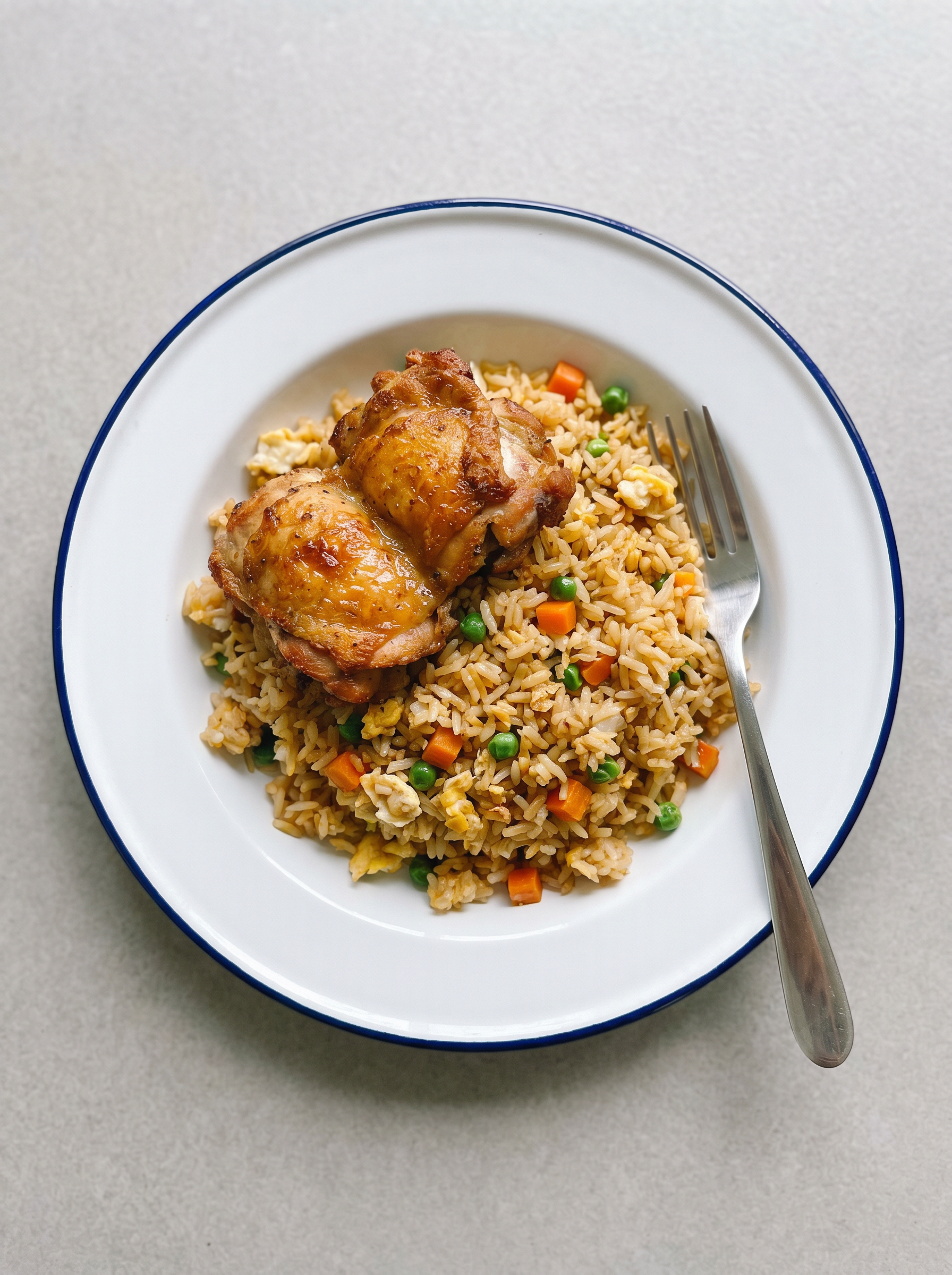 Nasi Goreng met Krokante Kip uit de Airfryer