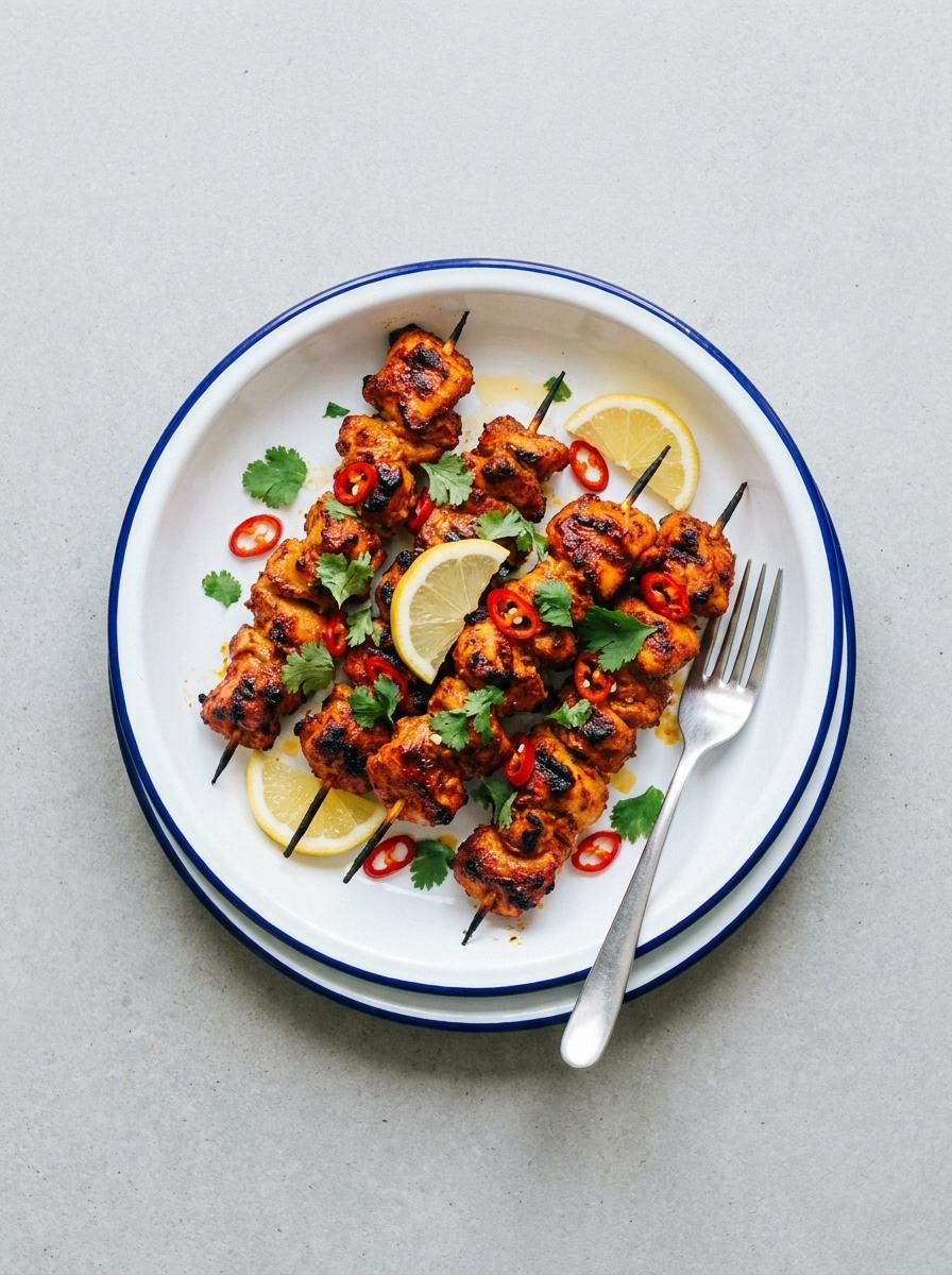 Airfryer Tikka Kipspiesjes