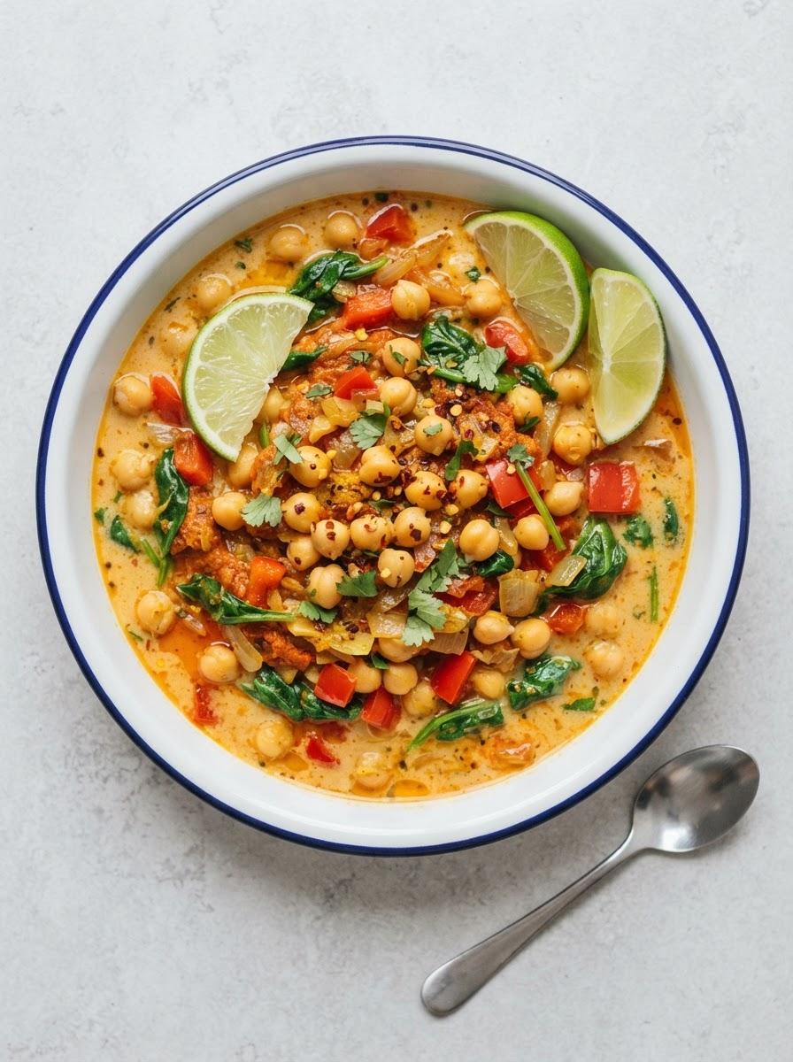 Snelle kikkererwten curry