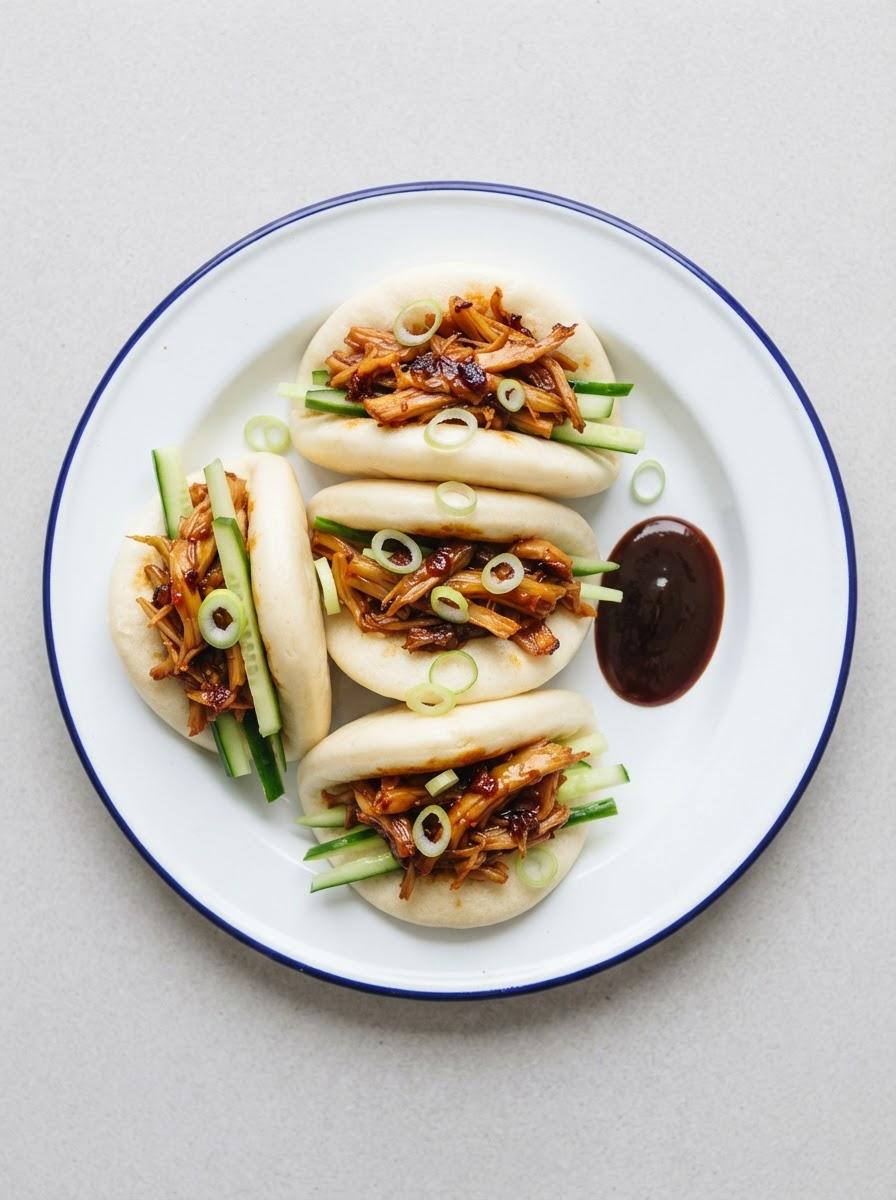 Vegan hoisin eend van jackfruit