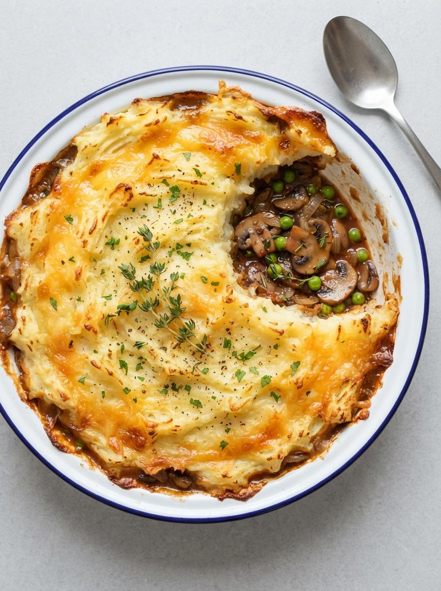 Vegetarische ovenschotel met puree