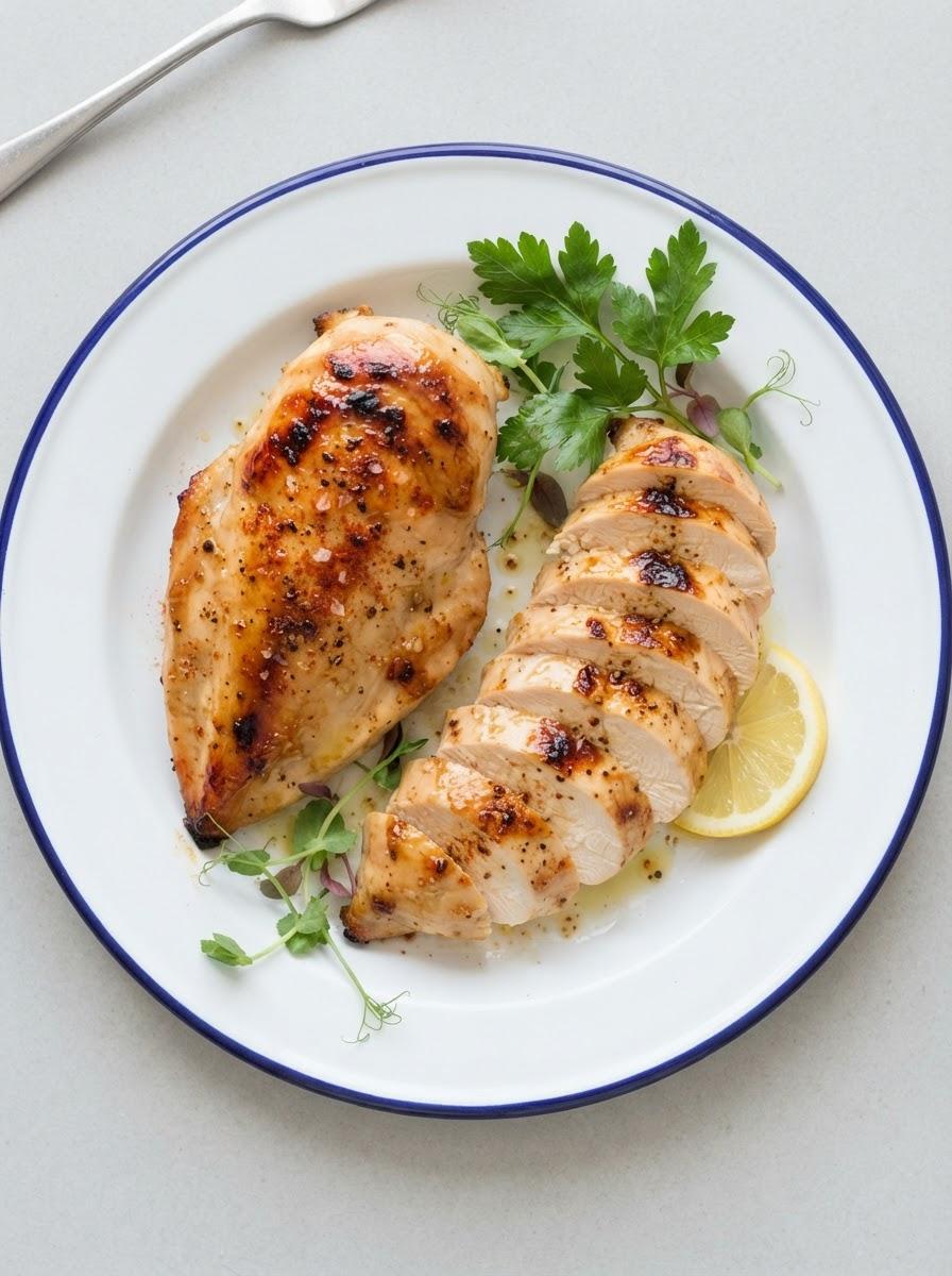Eiwitrijke sappige kipfilet uit de oven