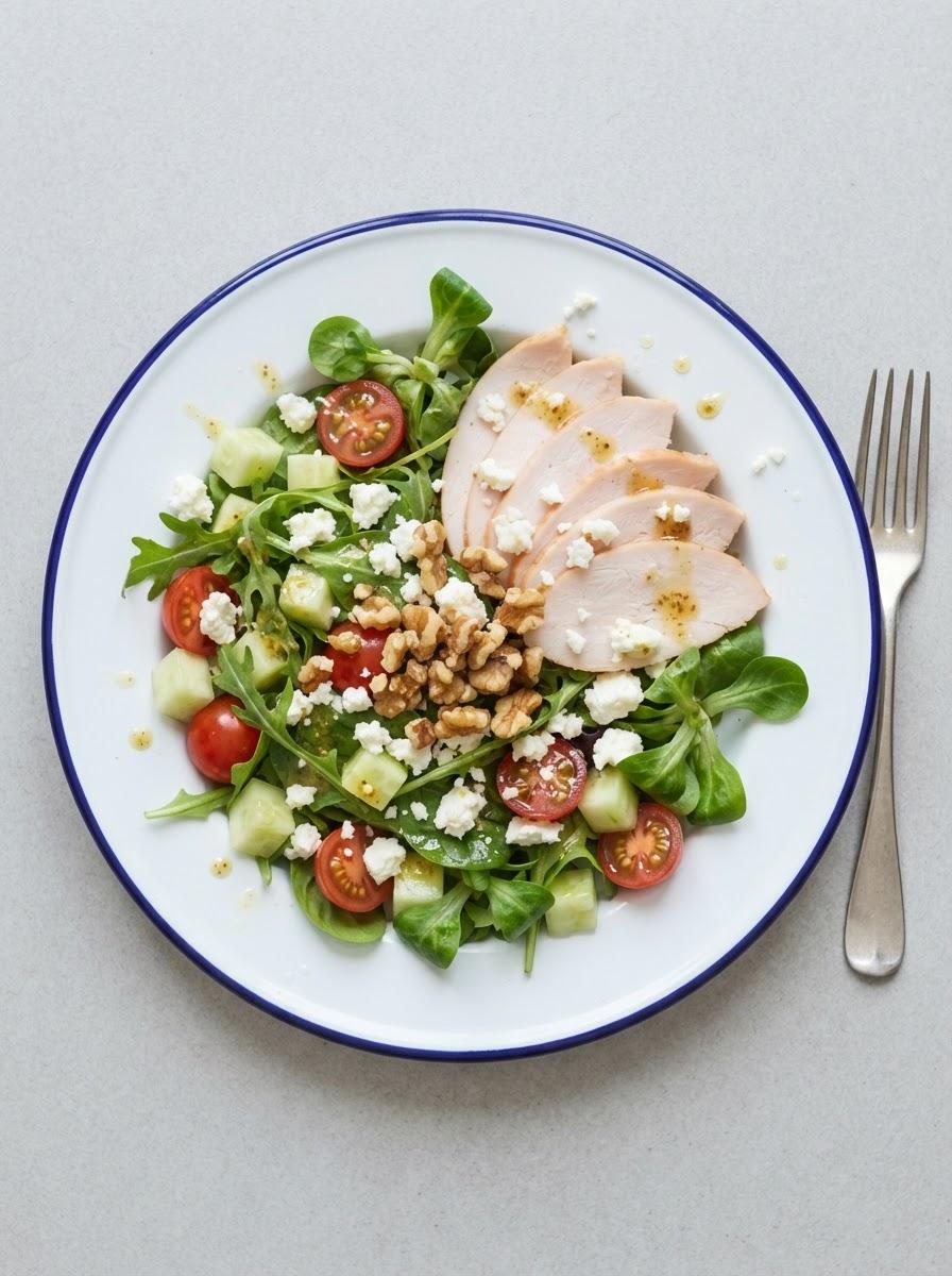 Caloriearme frisse salade