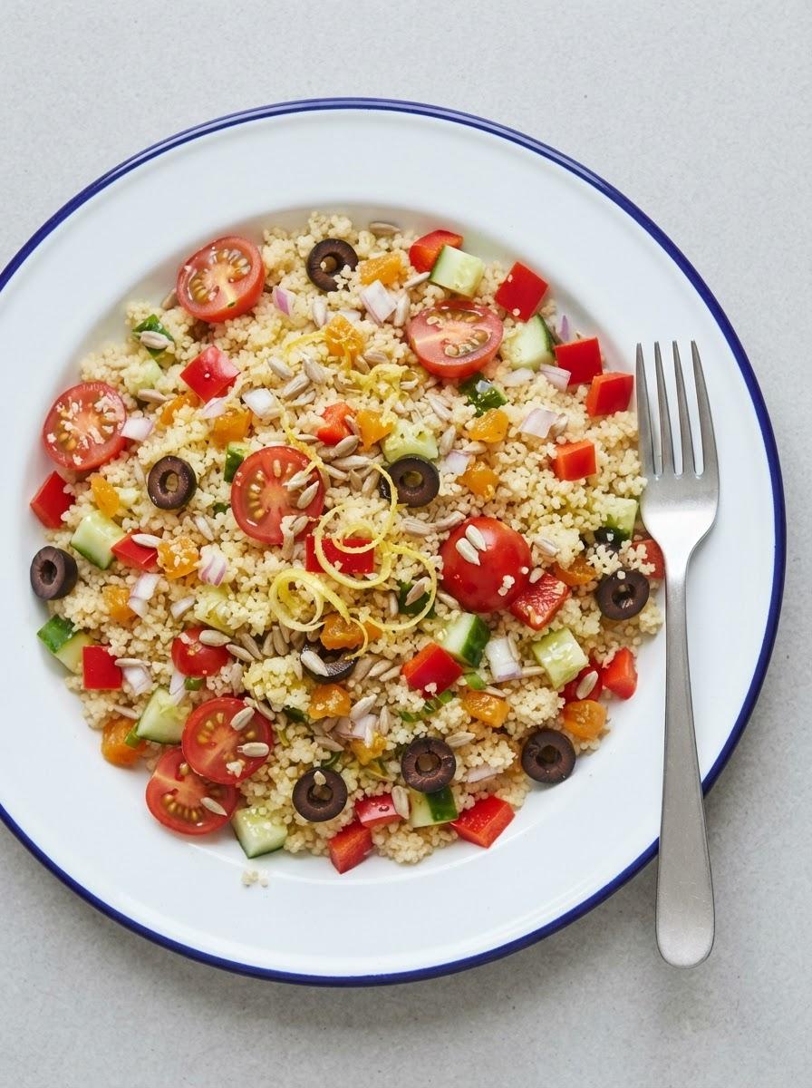 Vegan couscoussalade