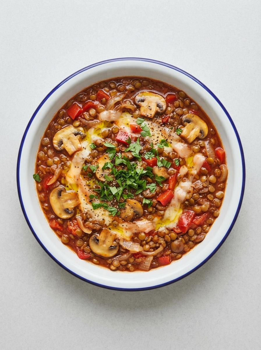 Vegetarische eiwitrijke maaltijd