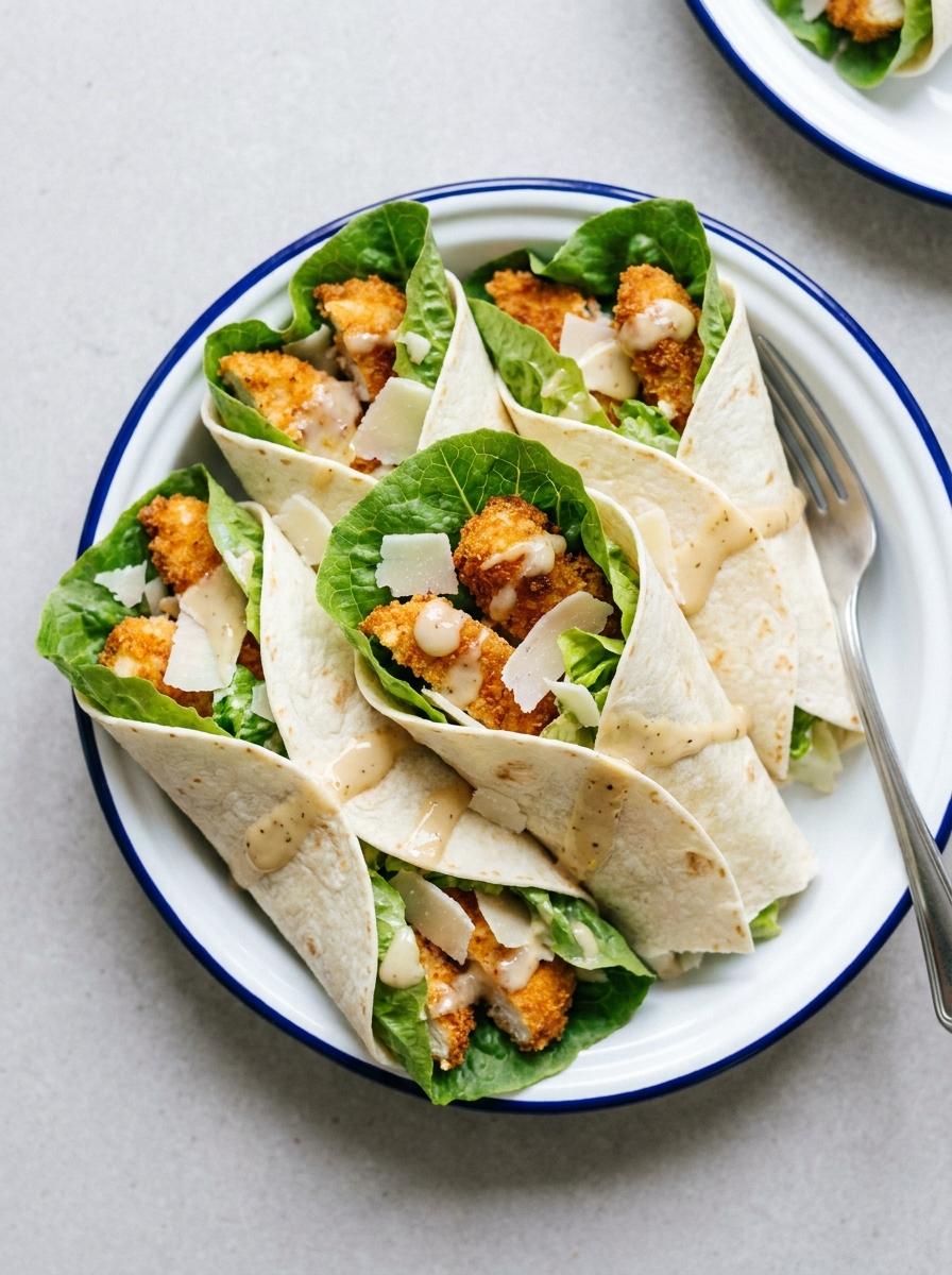 Kip Caesar Wraps uit de Airfryer