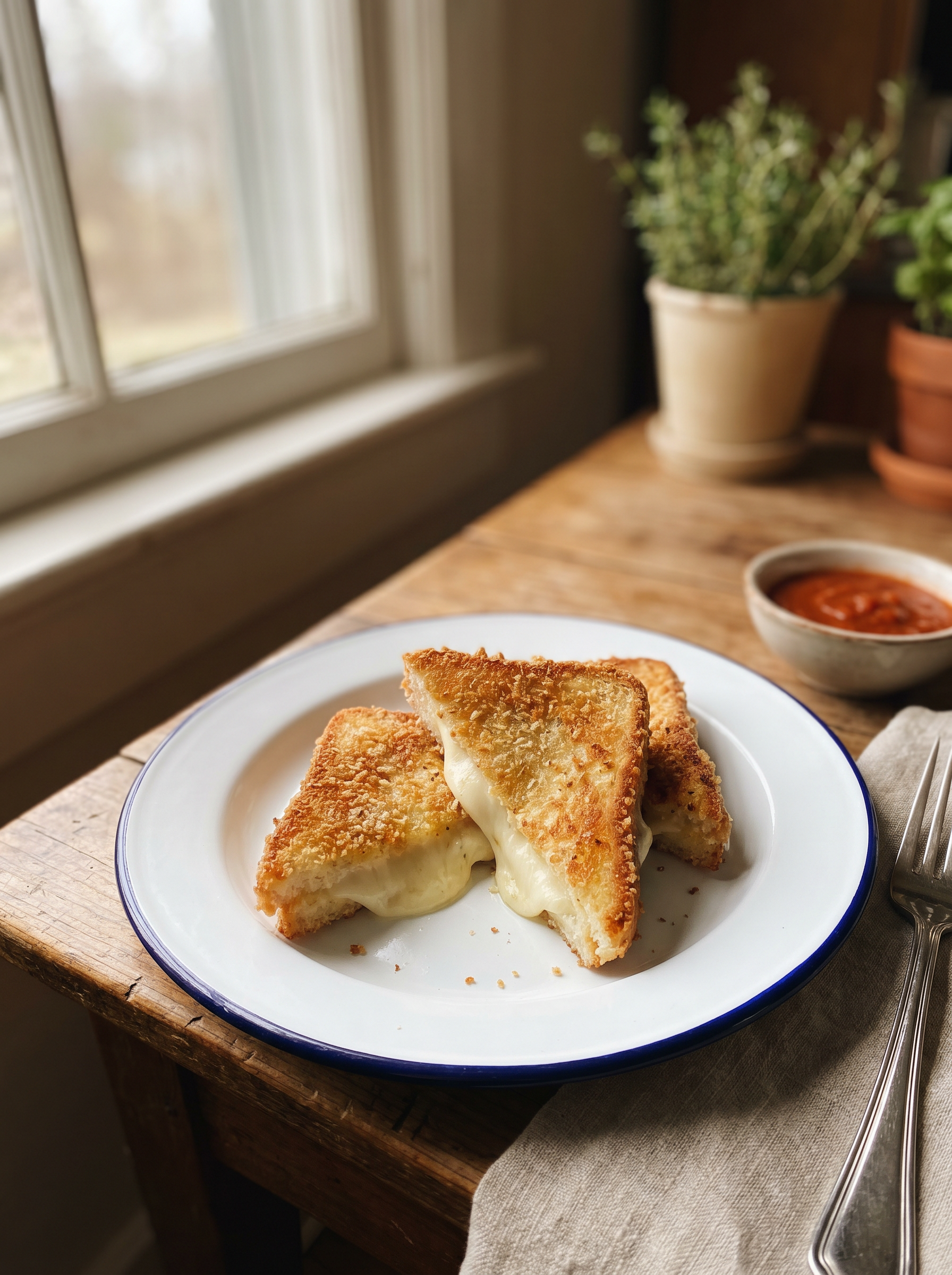 Mozzarella in carrozza airfryer