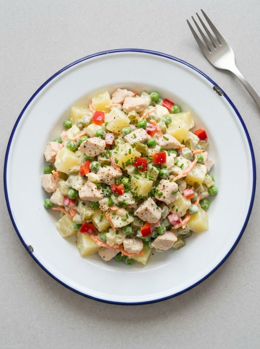 Caloriearme huzarensalade