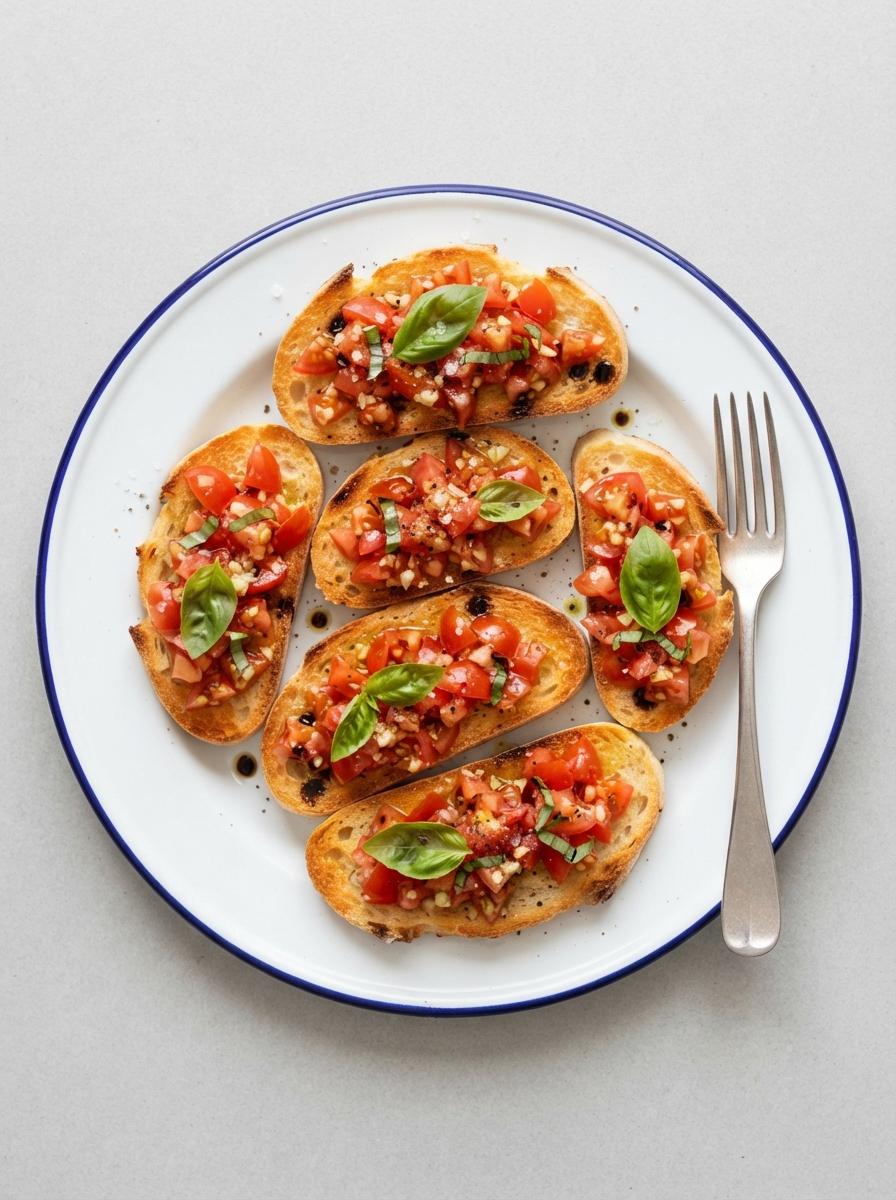 Vegetarische bruschetta