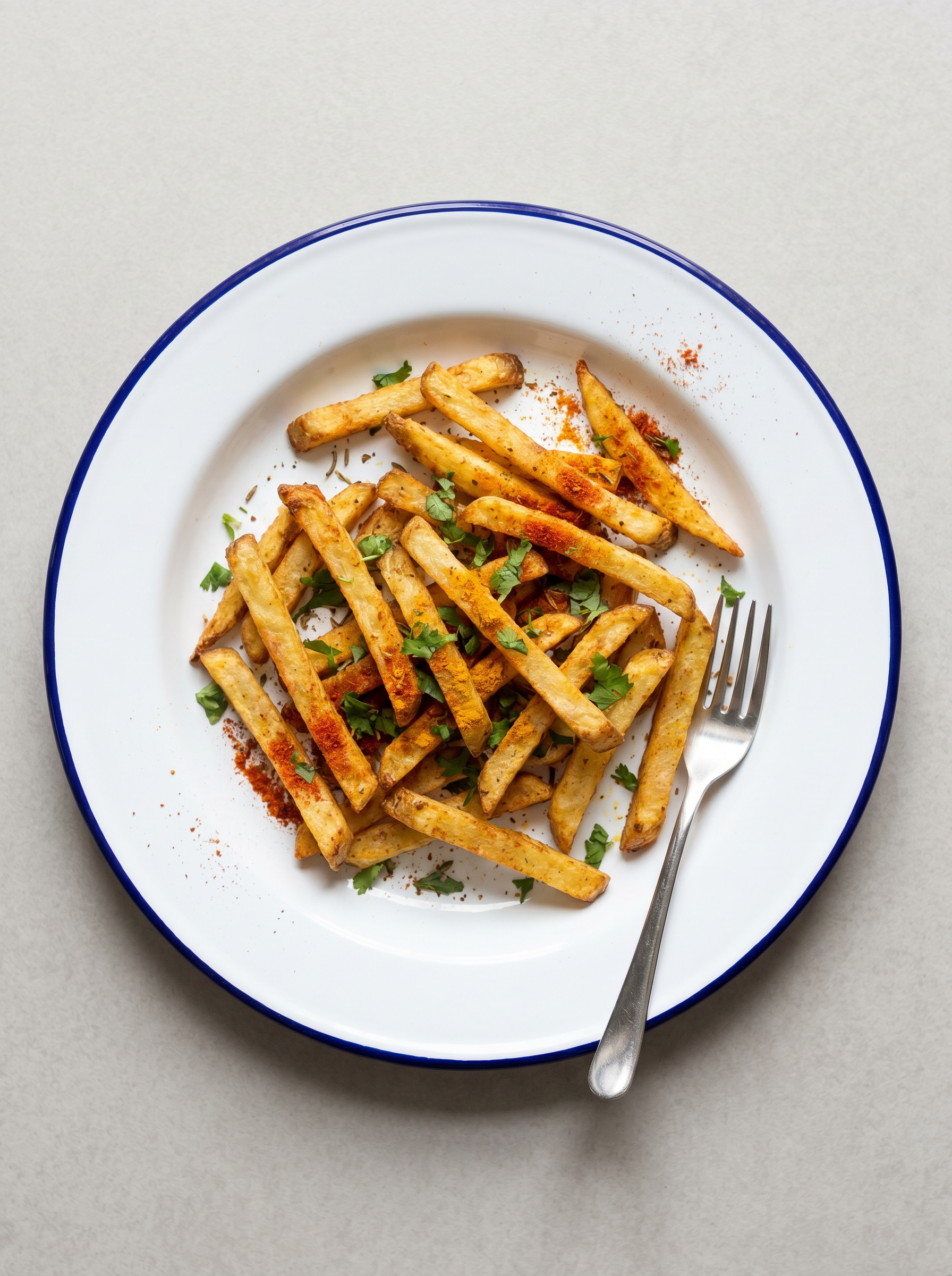 Masala Fries uit de Airfryer