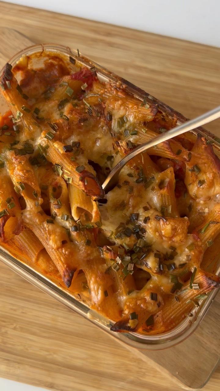 Pasta met kip, tomaat en mozzarella