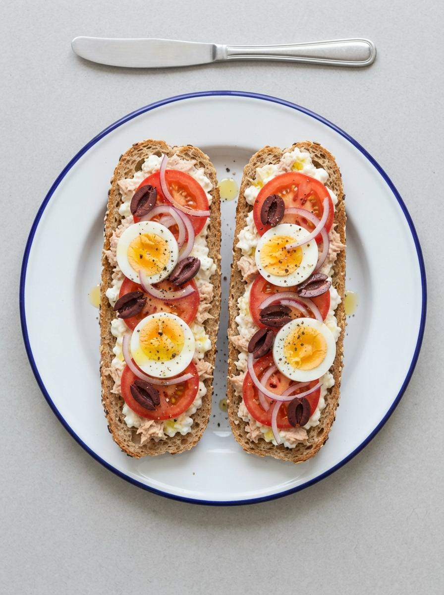 Eiwitrijke Pan Bagnat met Tonijn