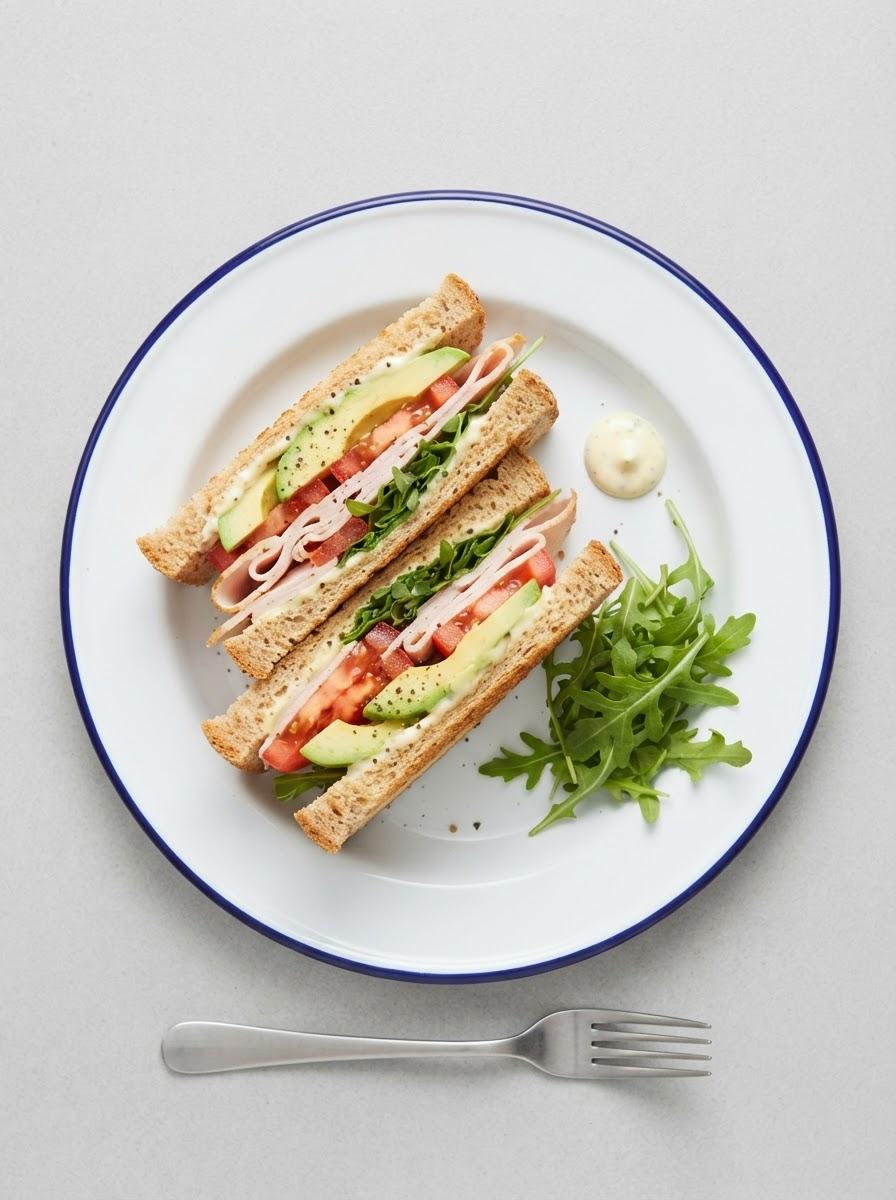 Caloriearme club sandwich