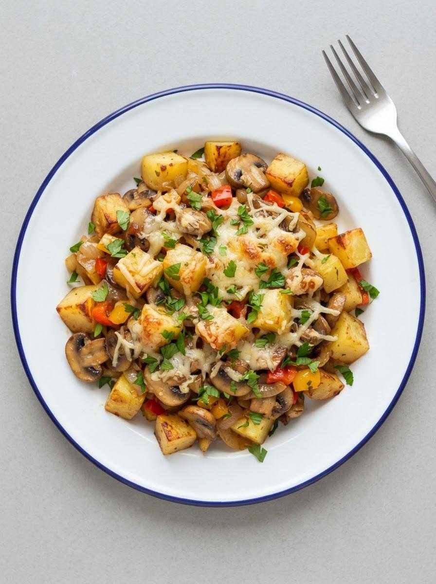 Vegetarische campingmaaltijd