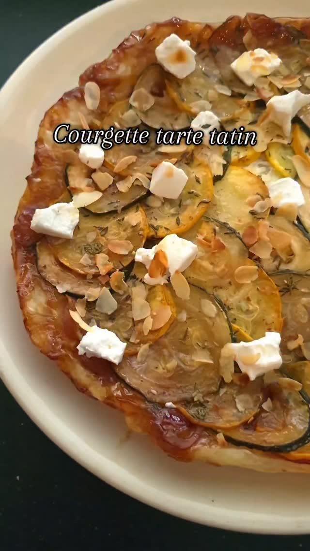 Courgette Tarte Tatin met Geitenkaas