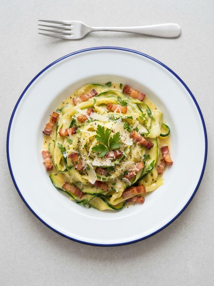 Koolhydraatarme carbonara
