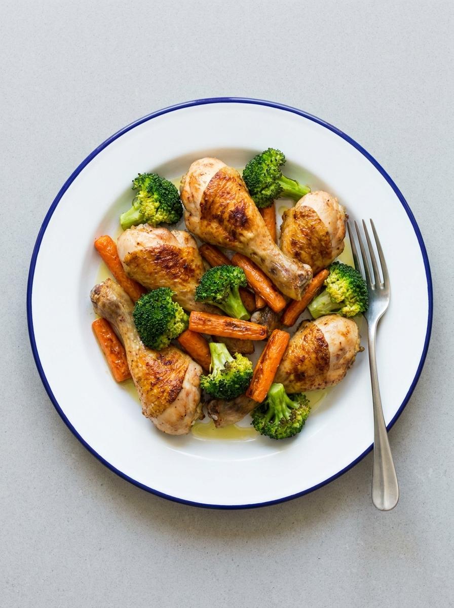Drumsticks en groenten airfryer