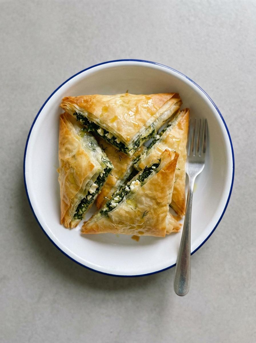 Spanakopita uit de airfryer