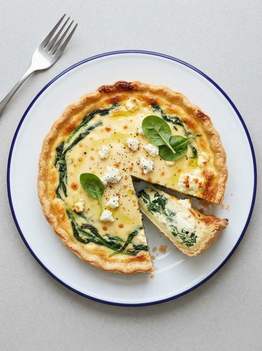 Vegetarische quiche met geitenkaas