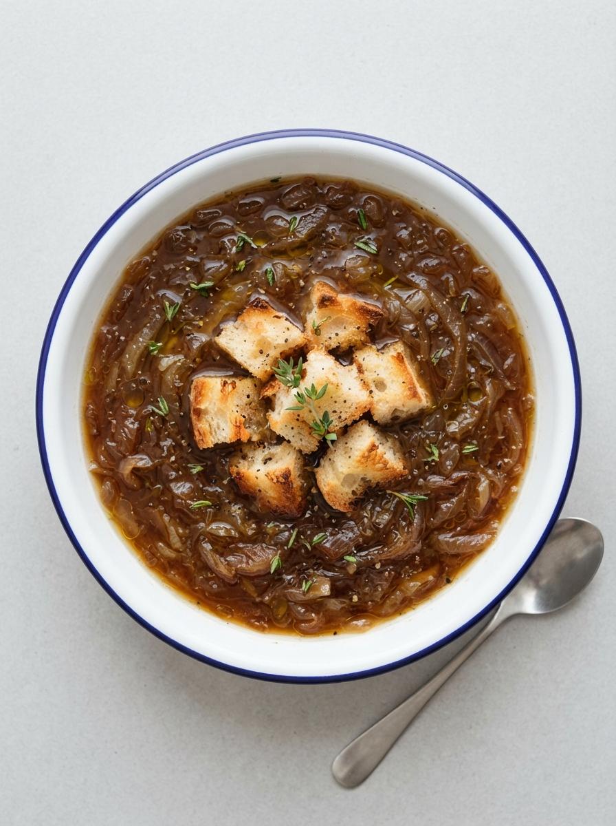 Vegan uiensoep