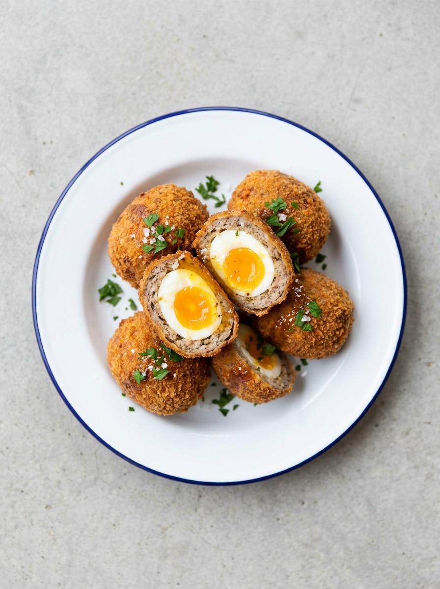Scotch eggs uit de airfryer