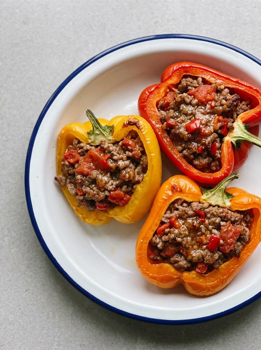 Airfryer gevulde paprika met gehakt