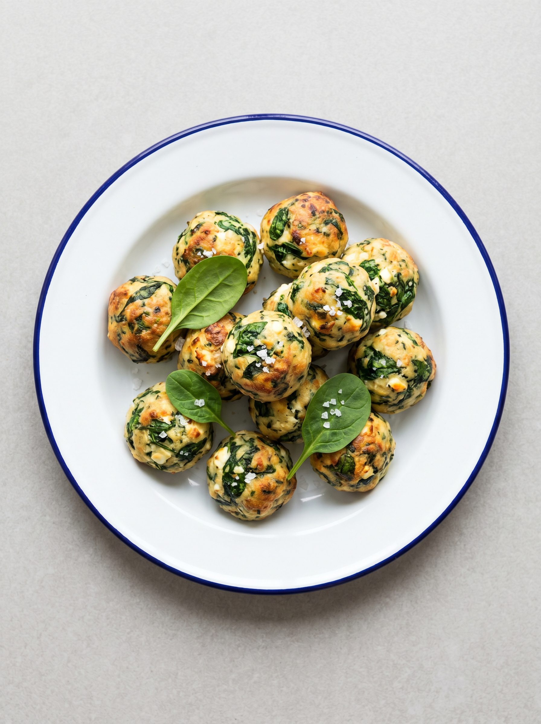 Spinazie Feta Balletjes uit de Airfryer