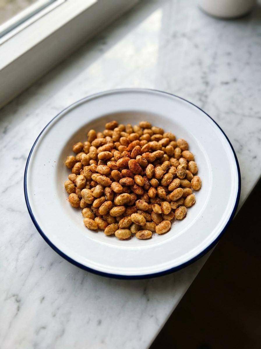 Krokante sojabonen snack