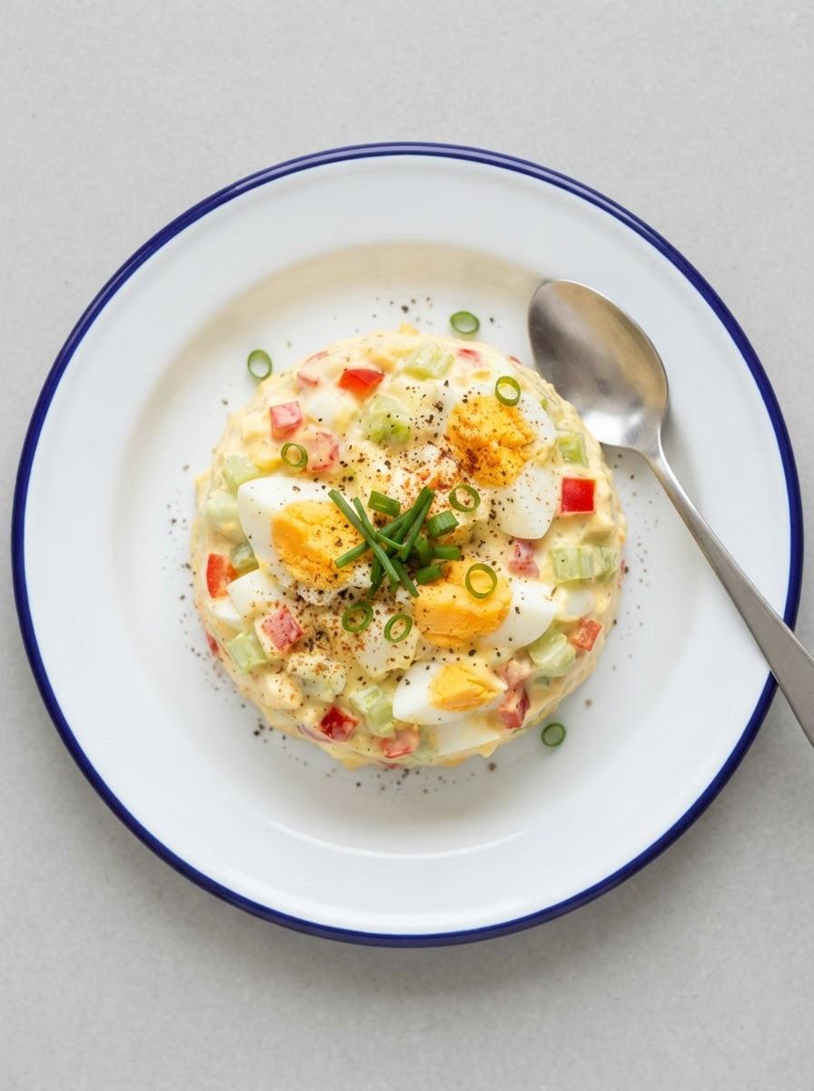 Caloriearme eiersalade