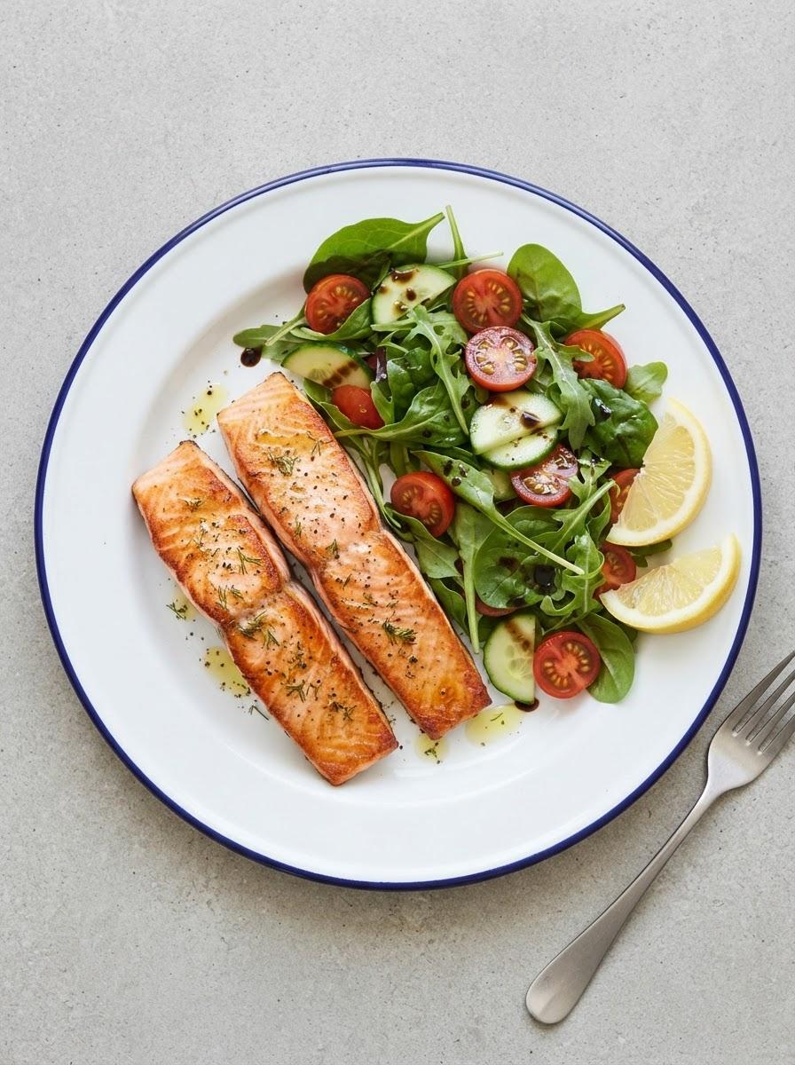 Snelle zalm uit de pan