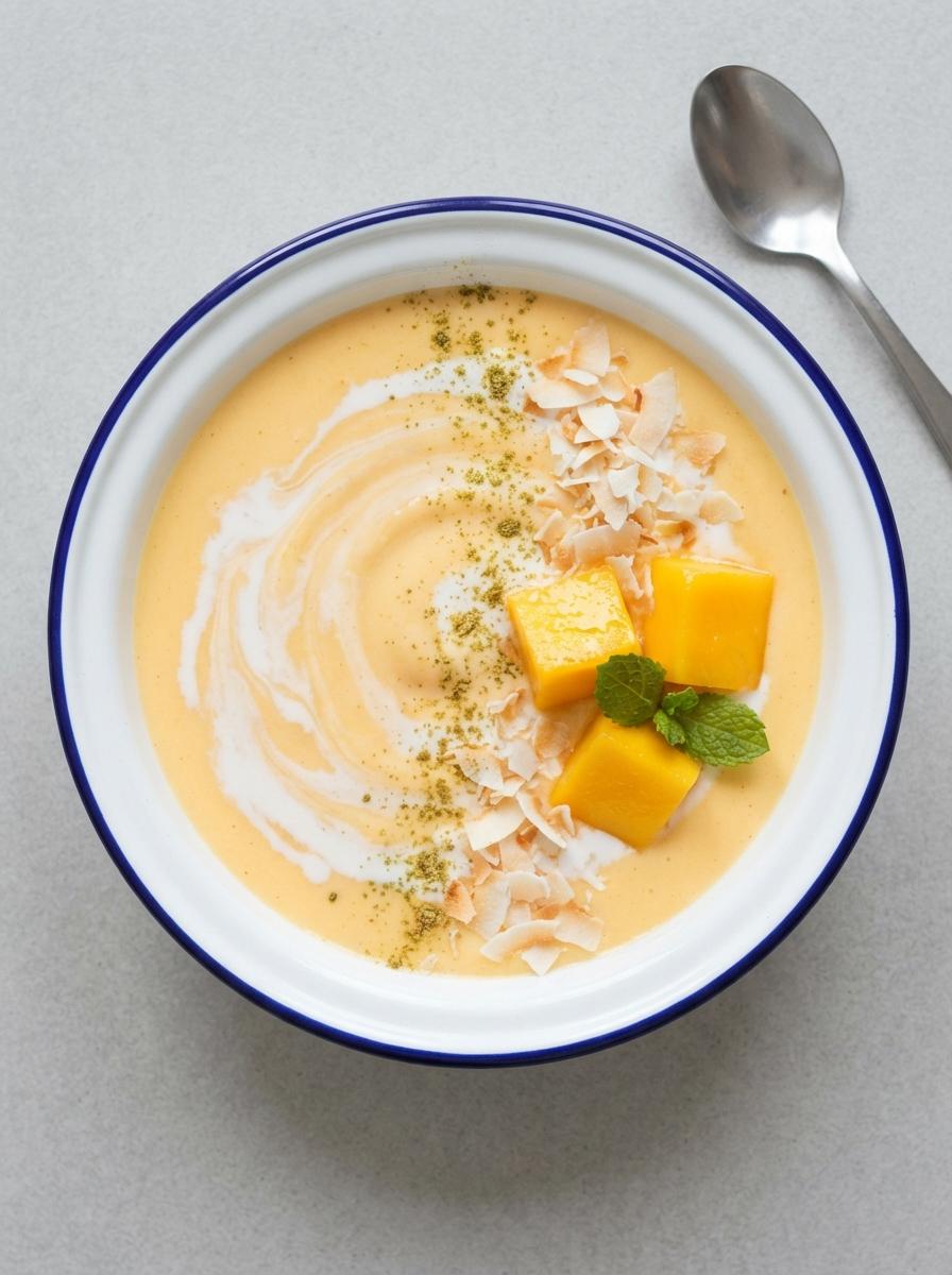 Vegan mango lassi