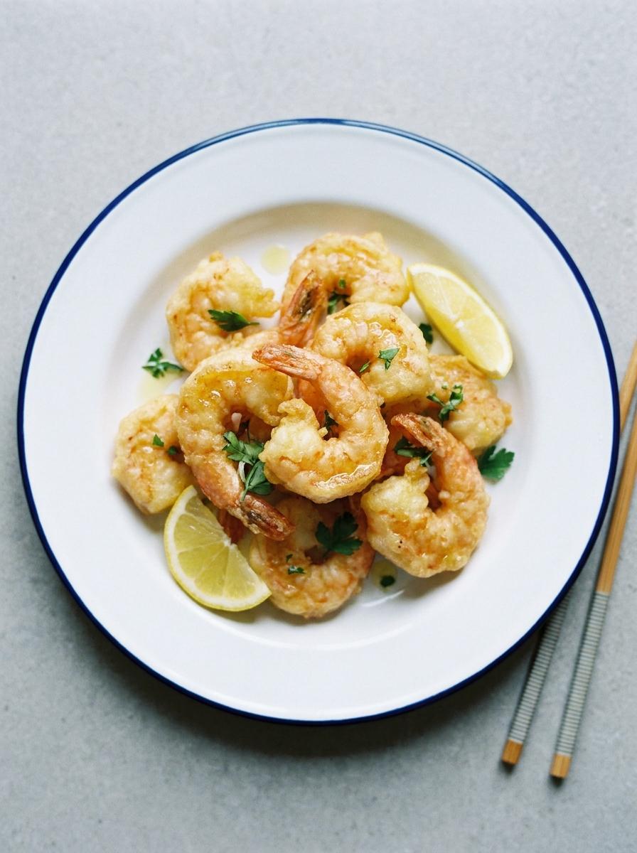 Airfryer tempura garnalen