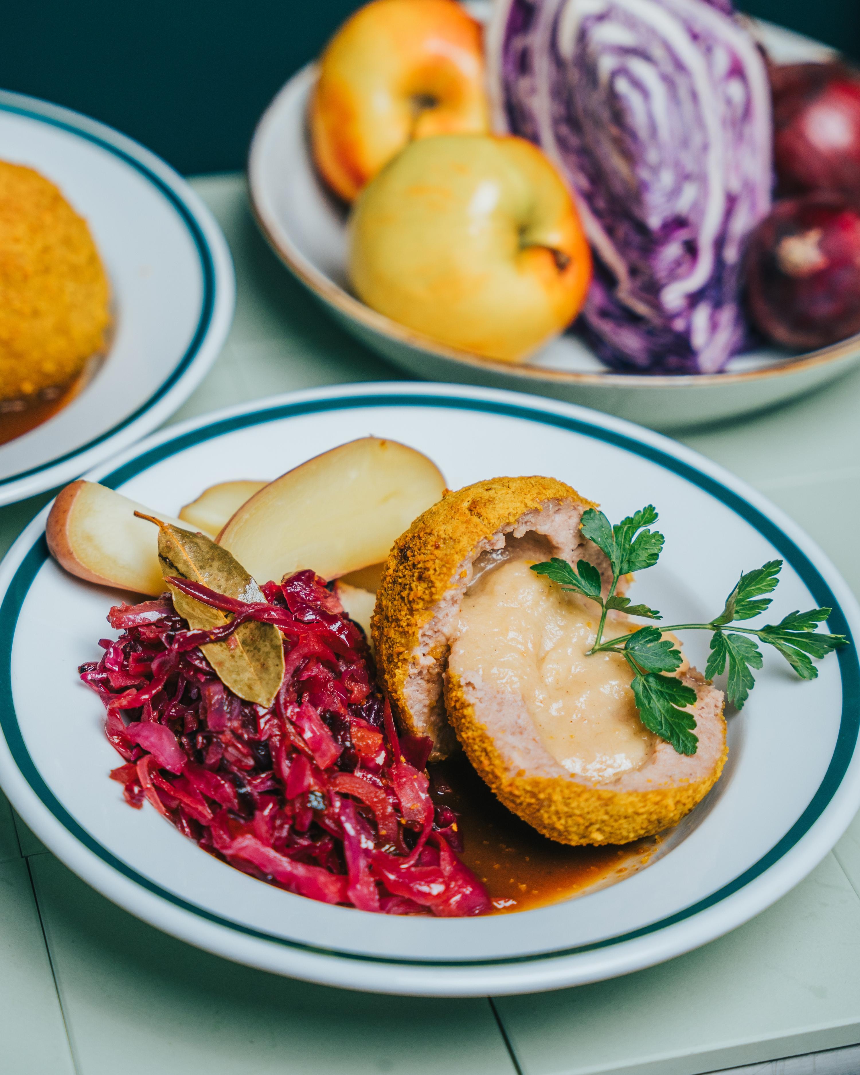 Chou rouge et boulette