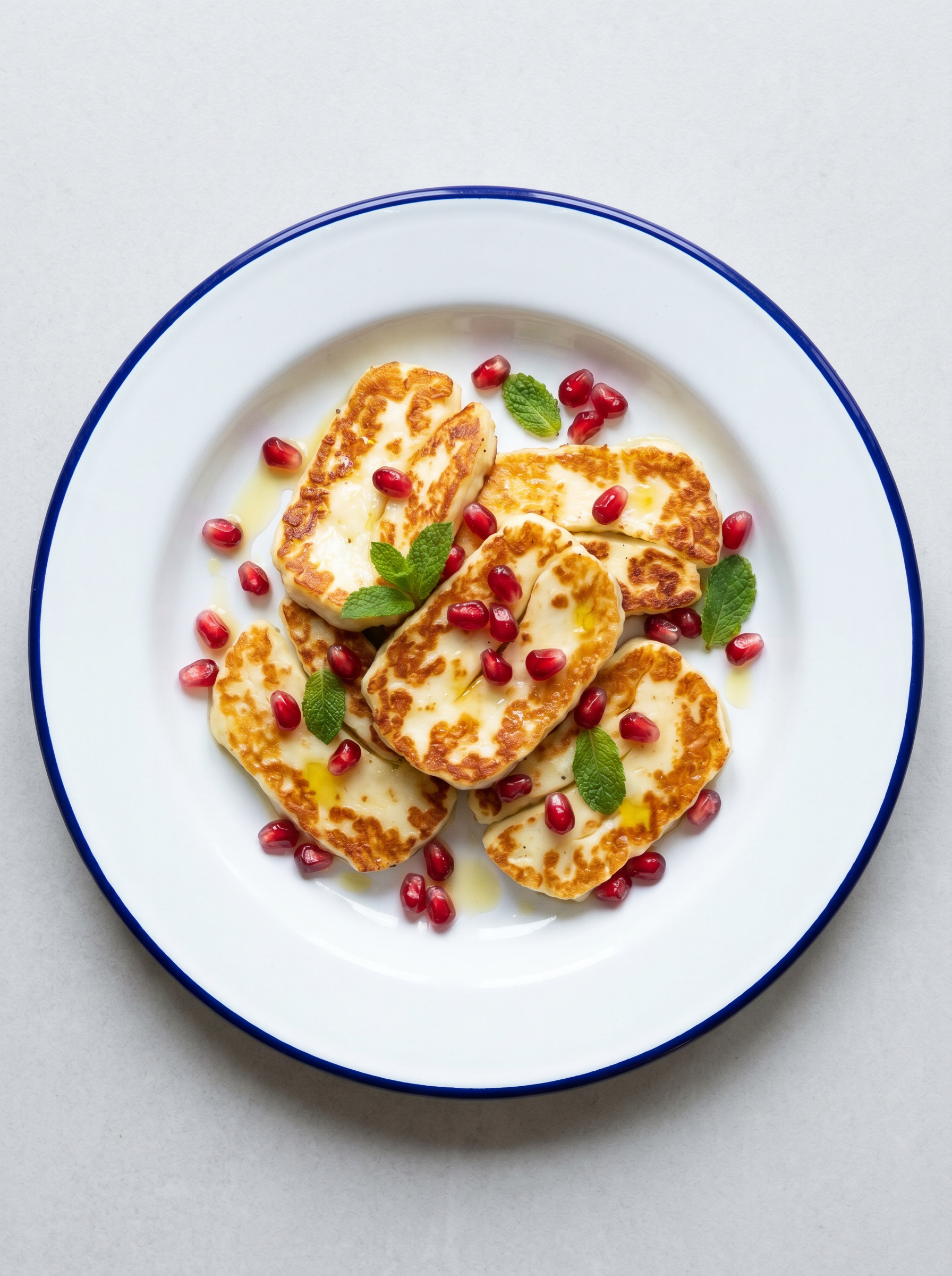 Halloumi met granaatappel airfryer