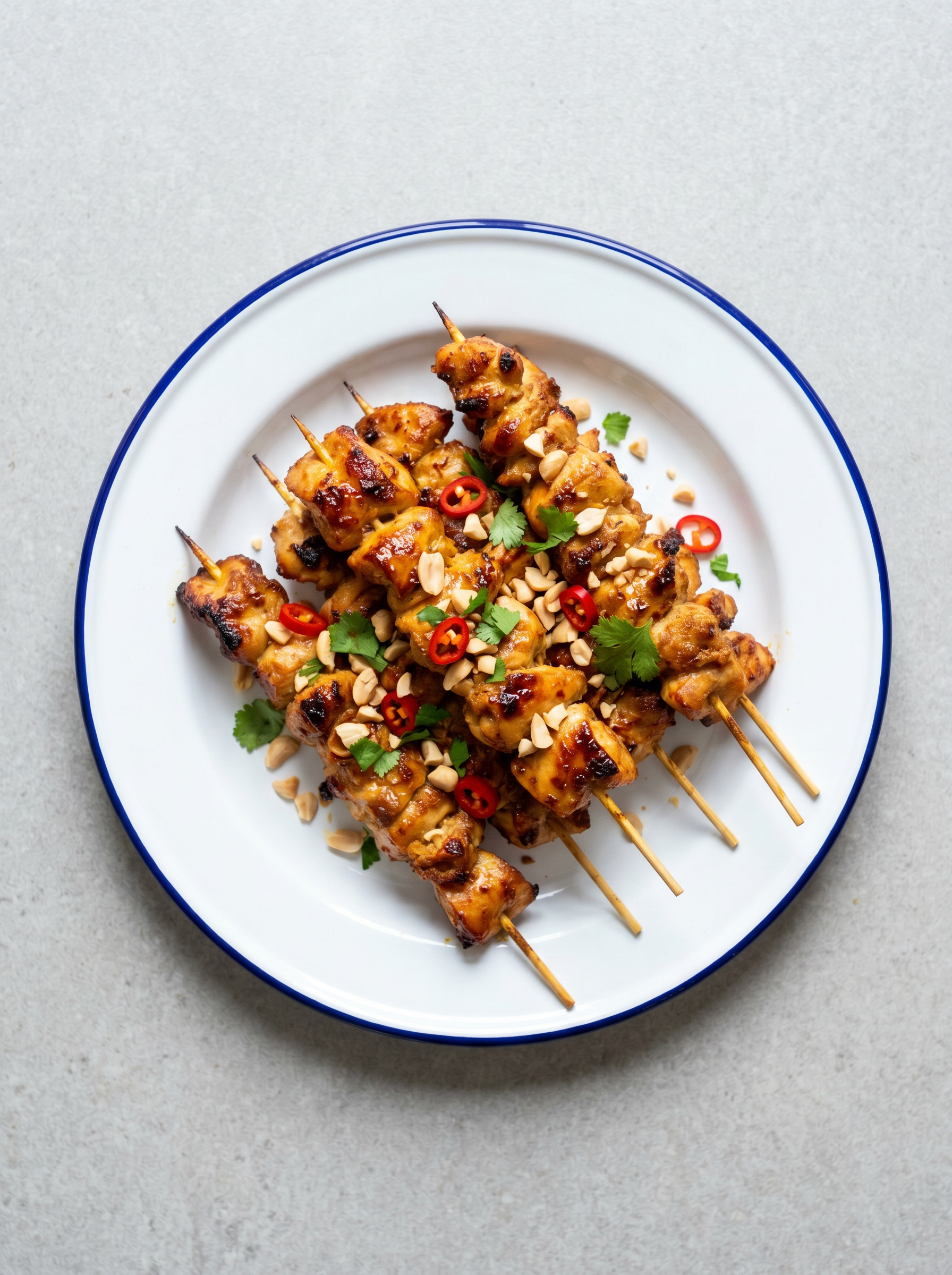Satékipspiesjes uit de airfryer