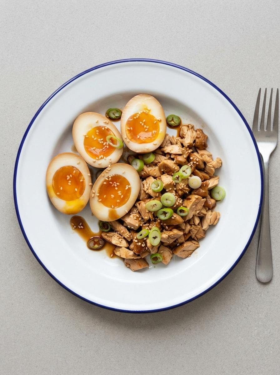Eiwitrijke ramen eieren (ajitama)