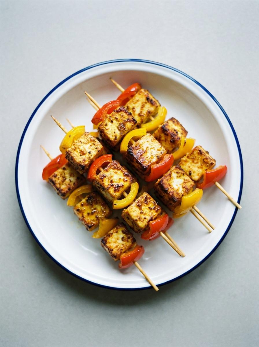 Paneer Skewers uit de Airfryer