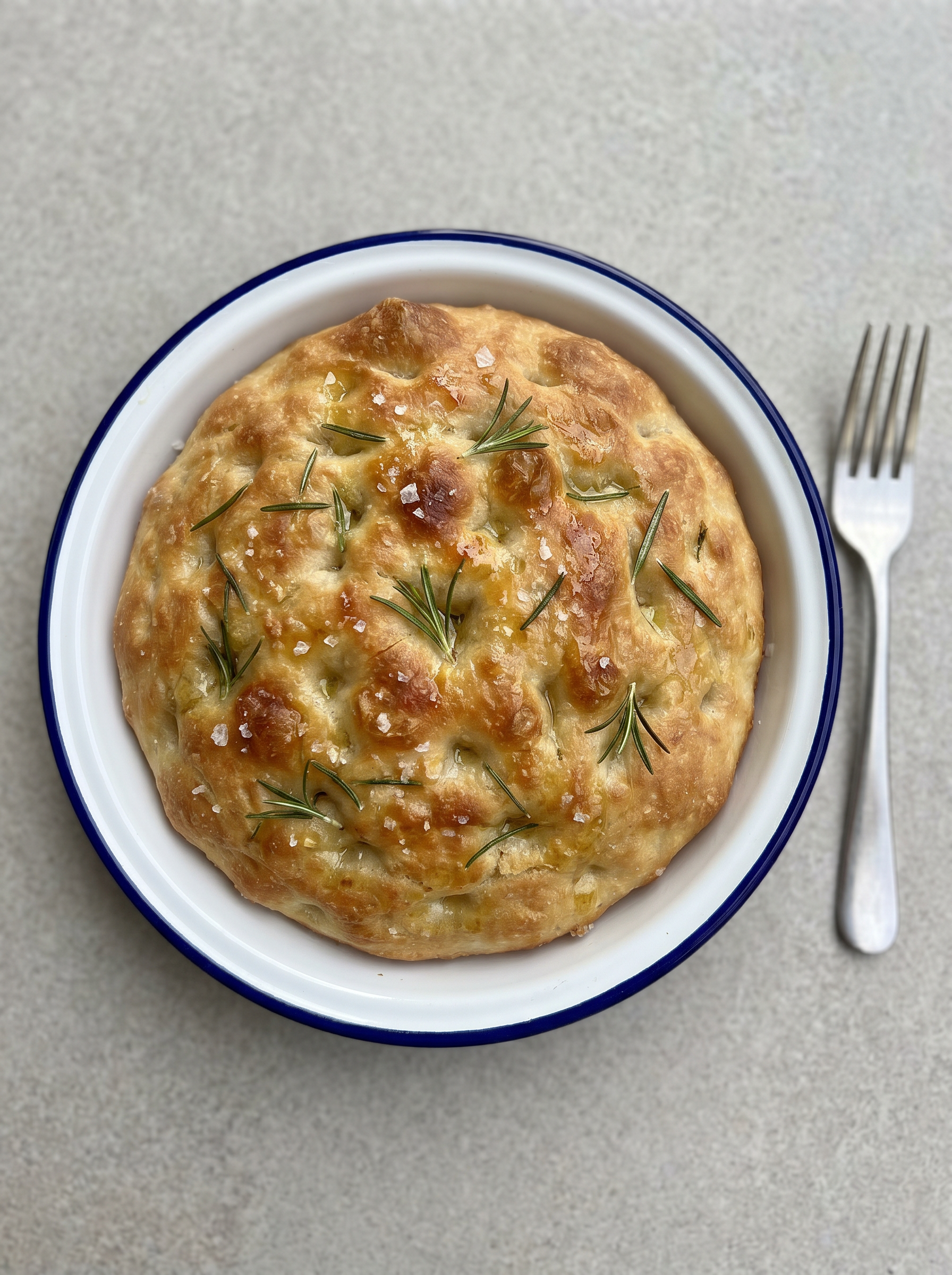 Focaccia uit de airfryer