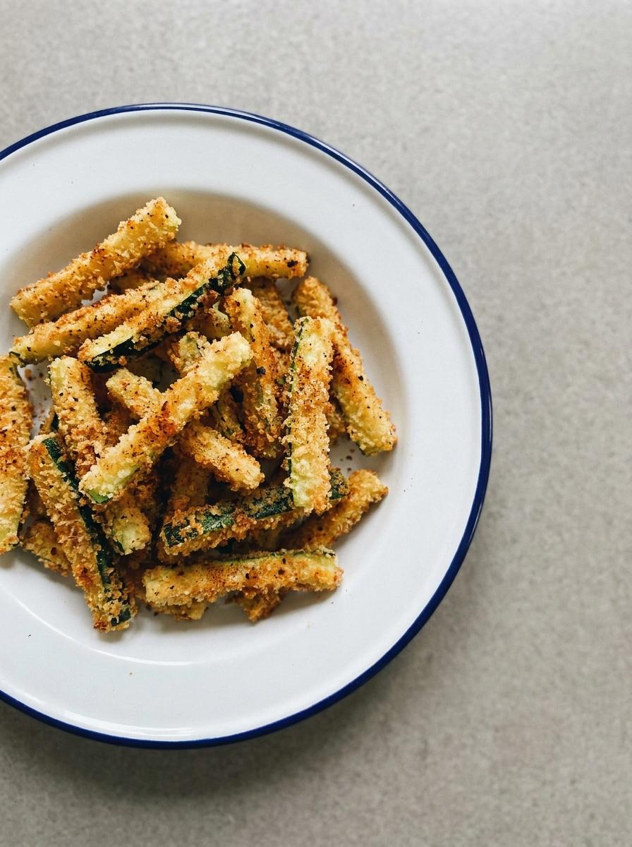 Airfryer panko courgette friet