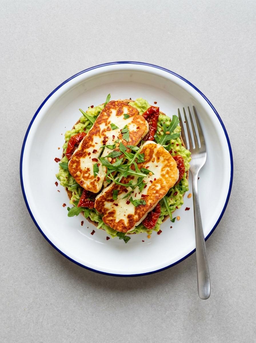 Airfryer halloumi sandwich
