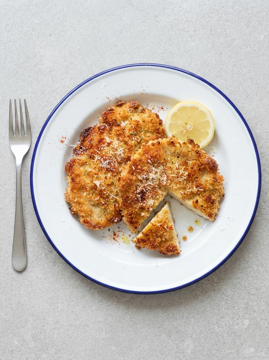 Vegetarische knolselderijschnitzel
