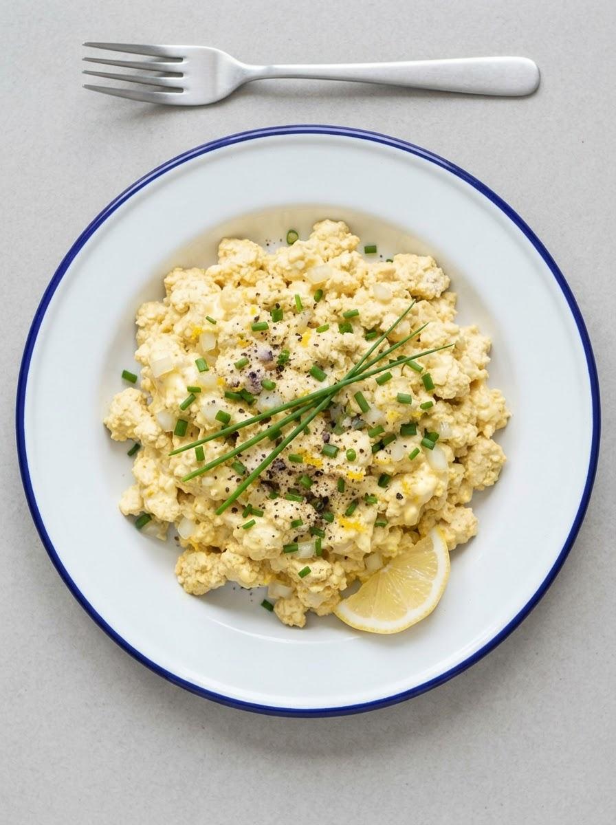 Vegan eiersalade