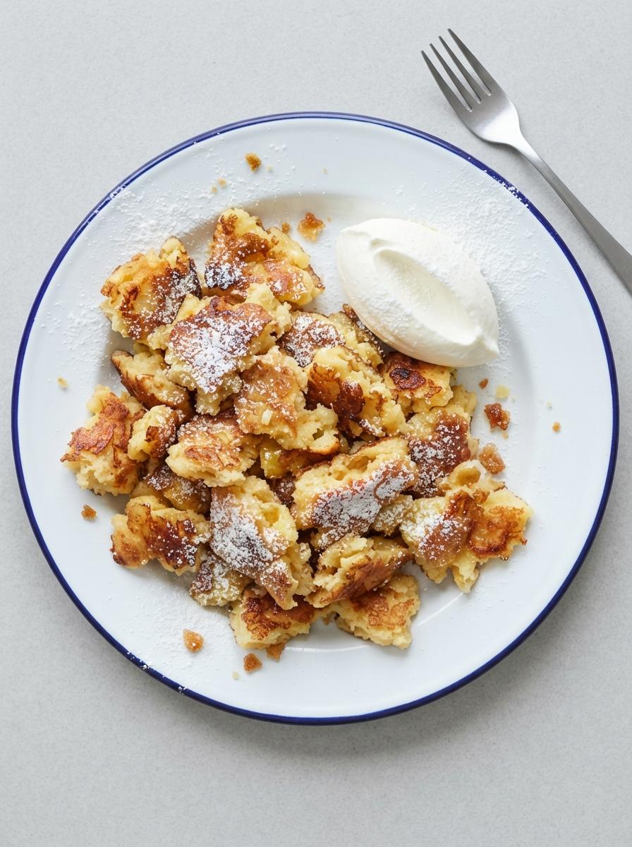 Eiwitrijke Kaiserschmarrn met kwark